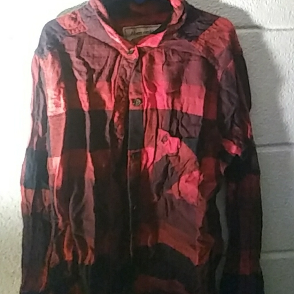 Black and red flannel